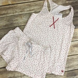 Adorable Calvin Klein ❤️❤️ Pajama Set NWT